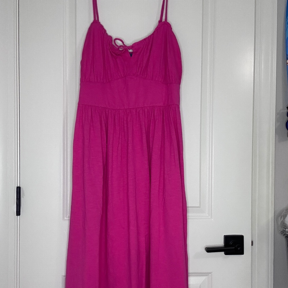 Old Navy Hot Pink Maxi Dress